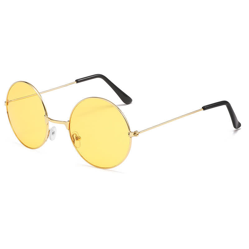 Spykay™ SG61008 Retro Round Frame Metal Sunglasses for Women Men
