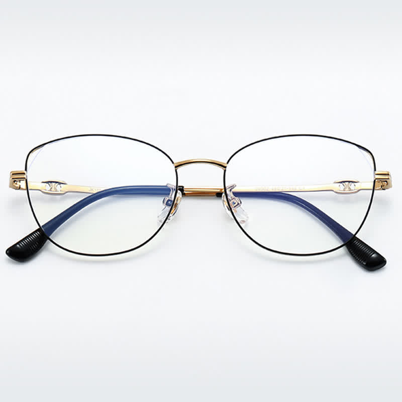 Spykay™ EG26802 Lightweight Cat-Eye Titanium Frame Anti-blue Light Glasses