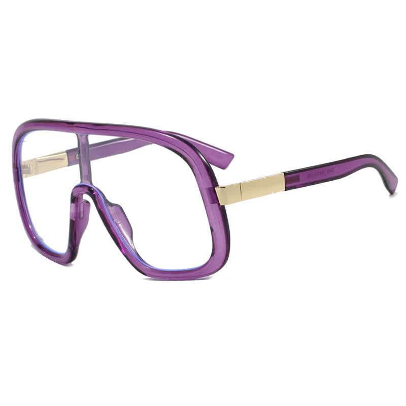 Spykay™ EG26824 Flat Top Double Bridges Oversized Trendy Aviator Glasses