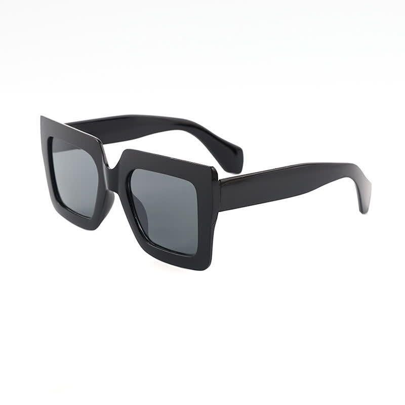 Spykay™ SG61012 Oversized Square Frame Fashion Thick Sunglasses