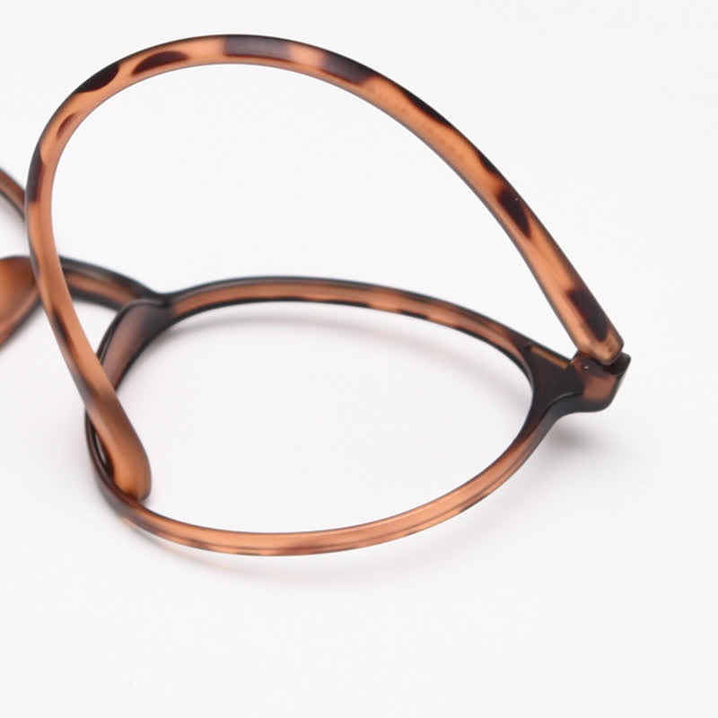 Spykay™ EG26865 Large Round Frame Anti-blue Light Simple Classic Lightweight Glasses