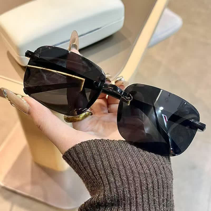 Spykay™ SG61004 Classic Square Frame Rimless Retro Sunglasses For Fishing