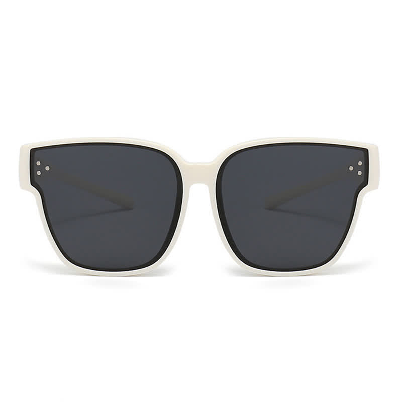 Spykay™ SG61006 Fit Over Glasses Square Frame Classic Polarized Sunglasses for Women Men