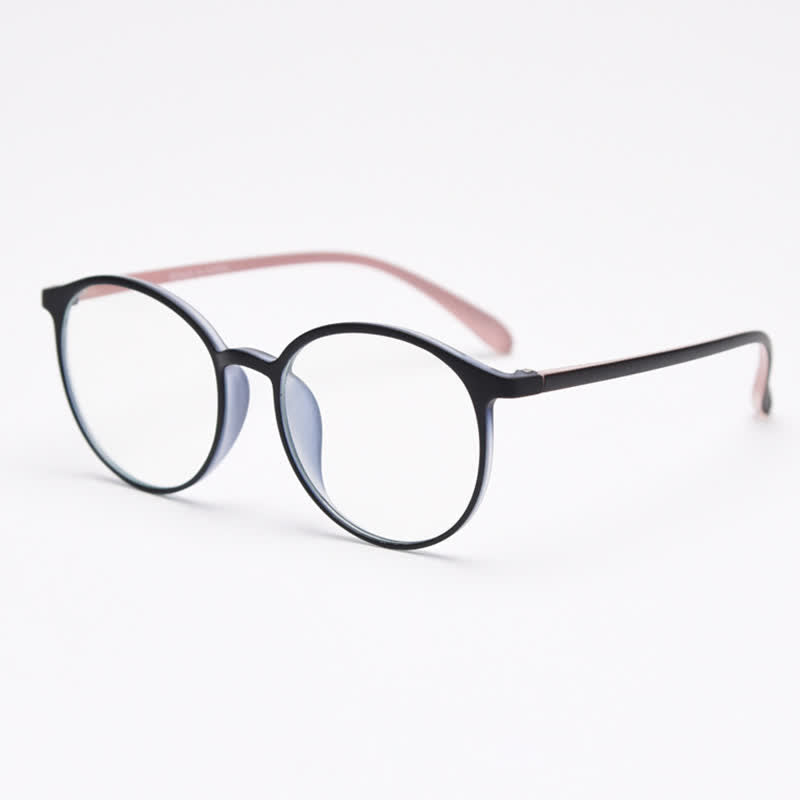 Spykay™ EG26865 Large Round Frame Anti-blue Light Simple Classic Lightweight Glasses