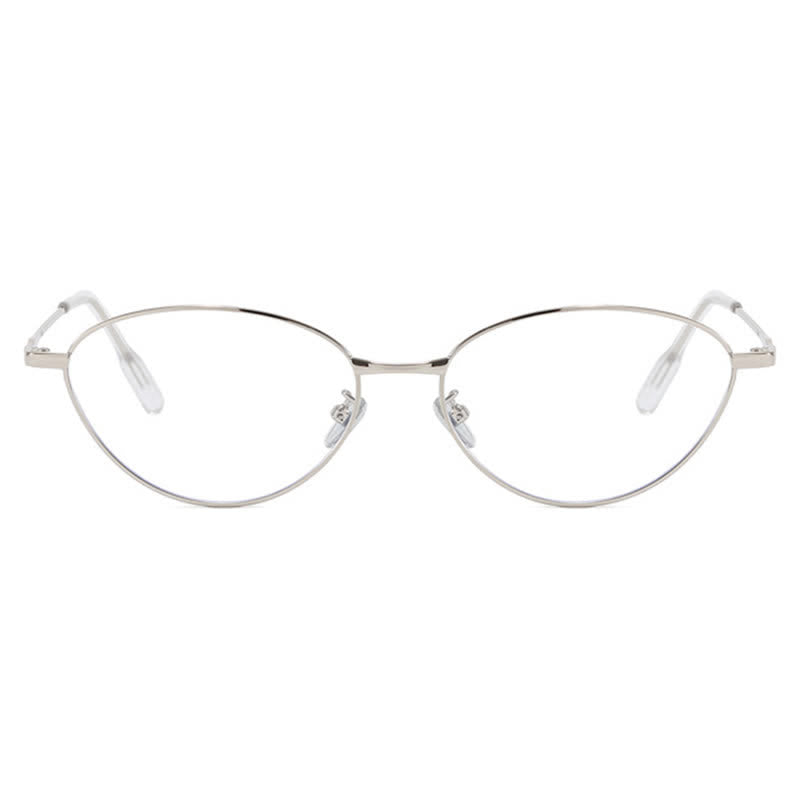 Spykay™ EG60681 Oval Frame Anti-blue Light Metal Eyeglasses