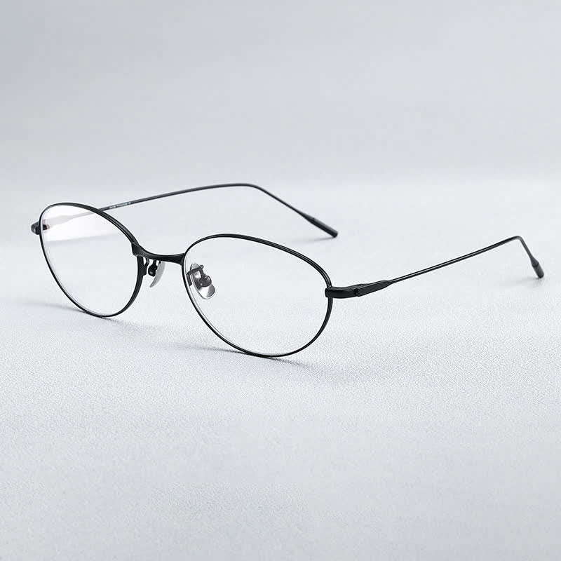 Spykay™ EG26694 Lightweight Titanium Oval Frame Anti-blue Light Glasses