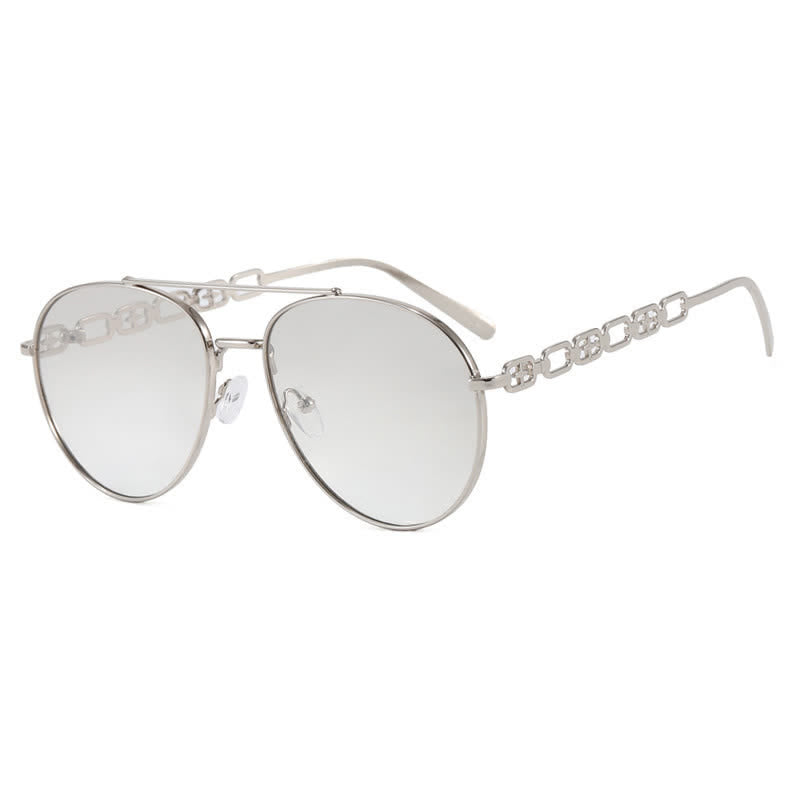 Spykay™ SG60842 Fashion Chain Temples Aviator Sunglasses
