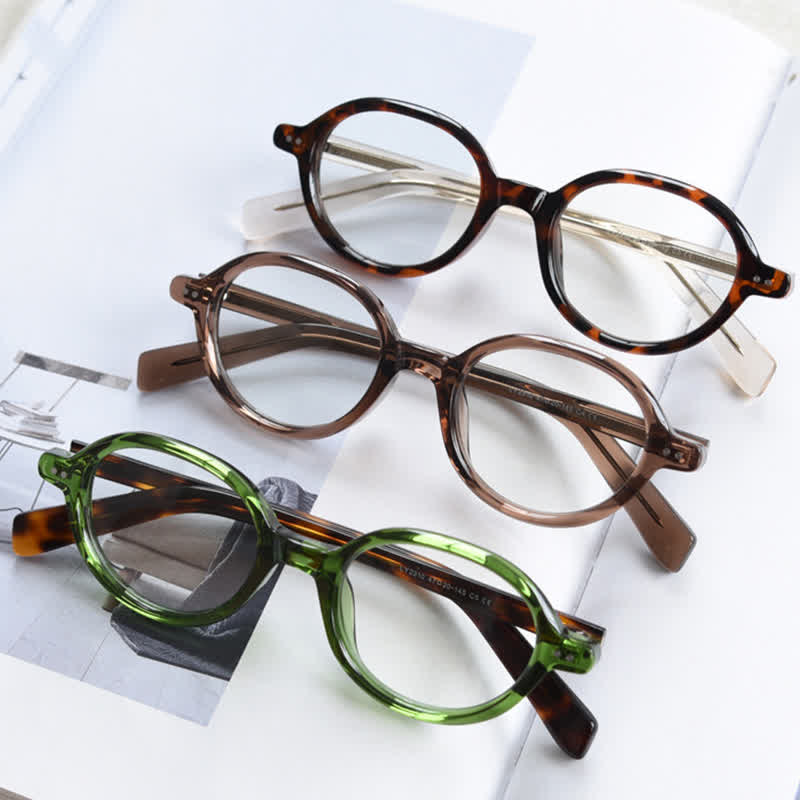 Spykay™ EG26838 Retro Round Frame Anti-blue Light Glasses