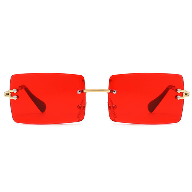 Spykay™ SG60744 Rimless Rectangle Frame Fashion Sunglasses