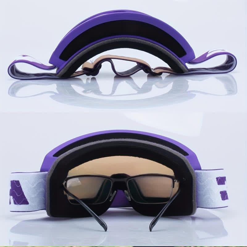 Spykay™ SG61042 Unisex Double Layer Anti-Fog Large Cylindrical Ski Goggles for Outdoor Activities