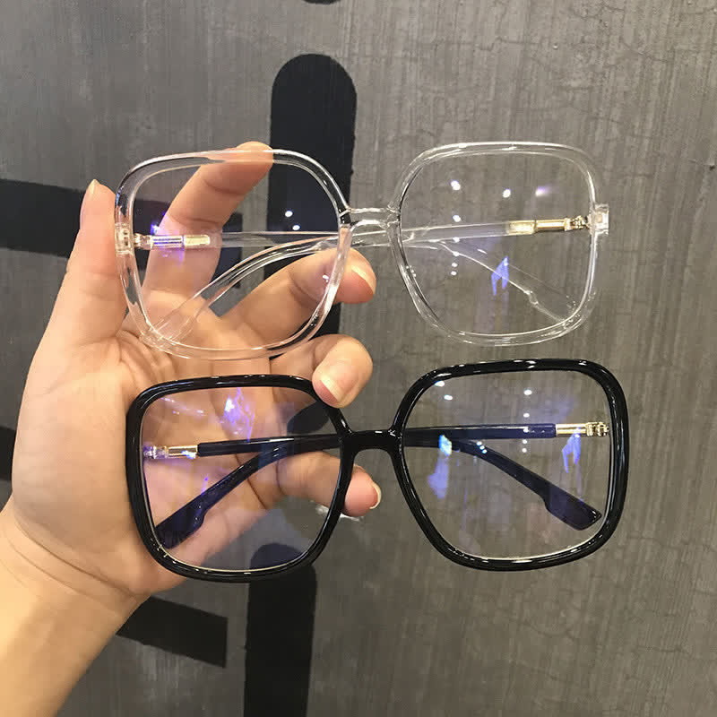 Spykay™ EG26770 Square Frame Classic Oversized Anti-blue Light Glasses