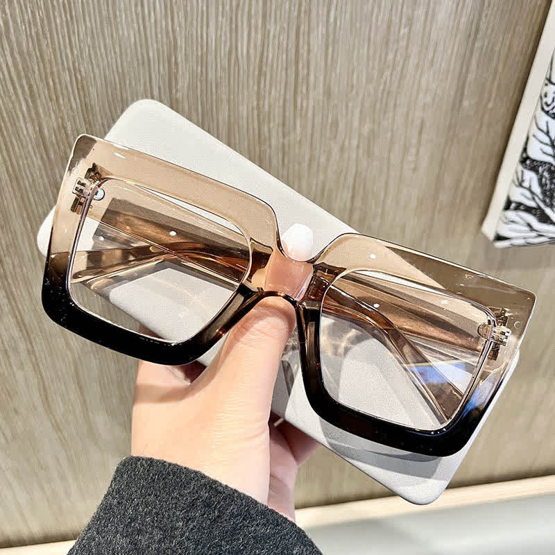 Spykay™ EG26812 Oversized Square Frame Anti-blue Light Glasses