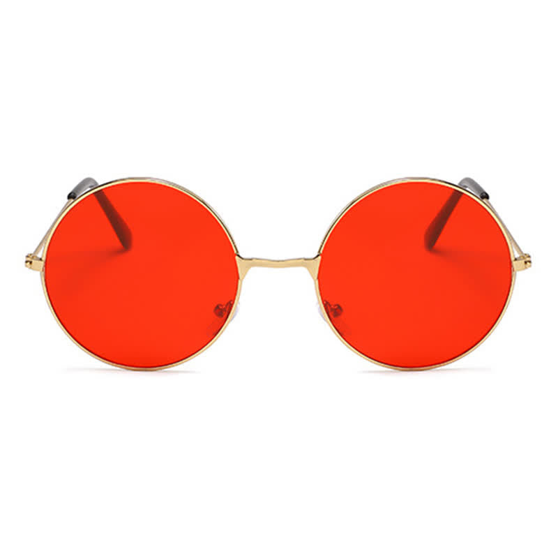 Spykay™ SG61008 Retro Round Frame Metal Sunglasses for Women Men