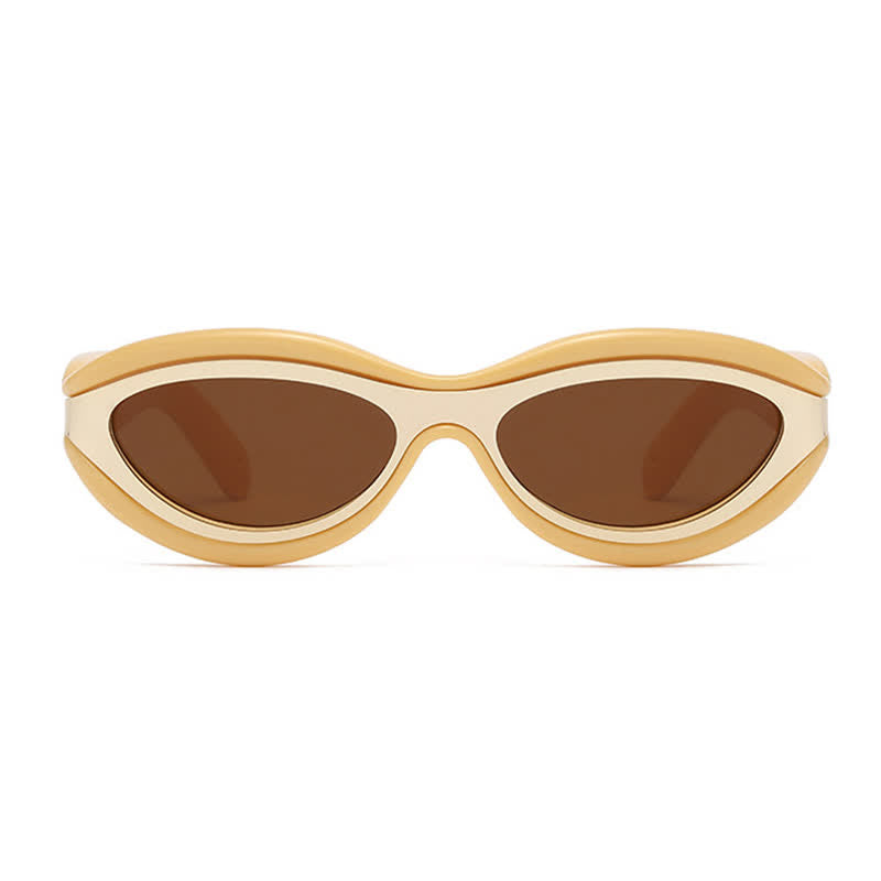 Spykay™ SG60734 Leopard Print Cat Eye Frame Retro Sunglasses