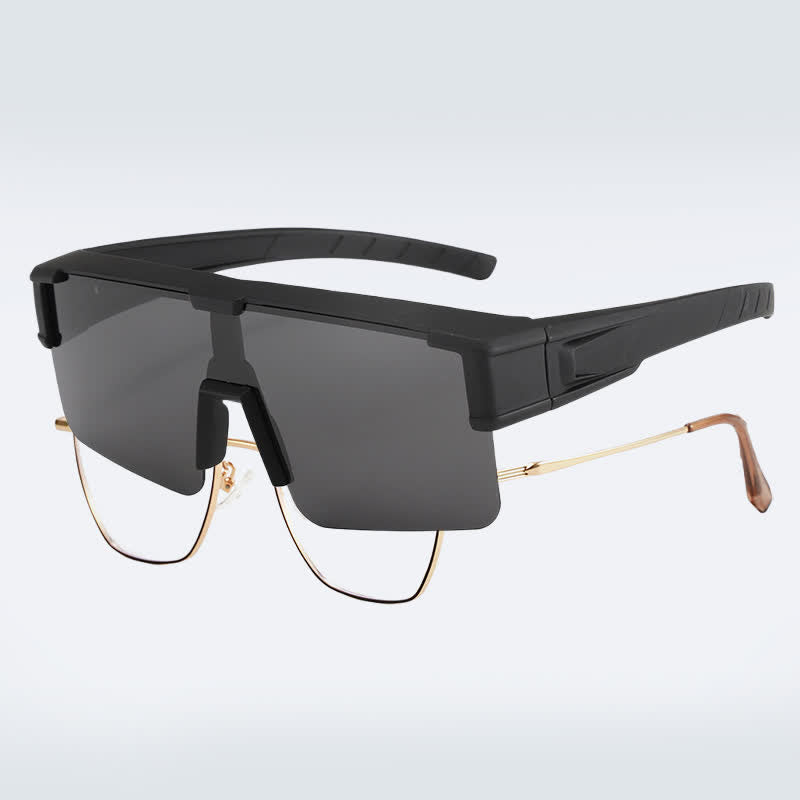 Spykay™ SG60974 Fit Over Glasses Polarized One-piece Sunglasses