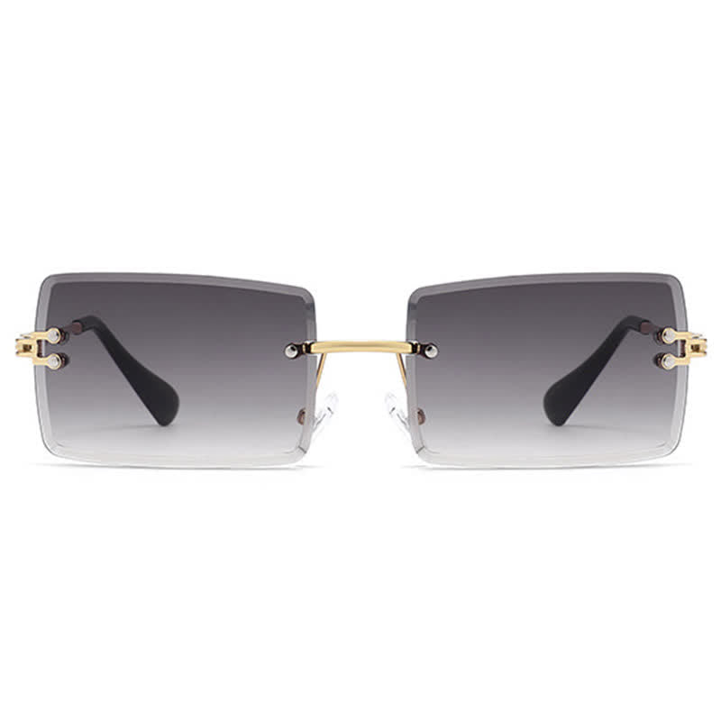 Spykay™ SG60744 Rimless Rectangle Frame Fashion Sunglasses