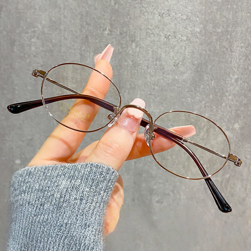 Spykay™ EG26892 Lightweight Oval Frame Anti-blue Light Glasses