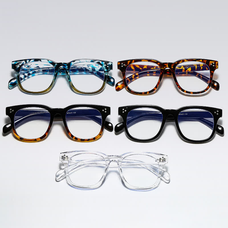 Spykay™ EG26914 Unsiex Classic Square Frame Fashion Anti-blue Light Glasses