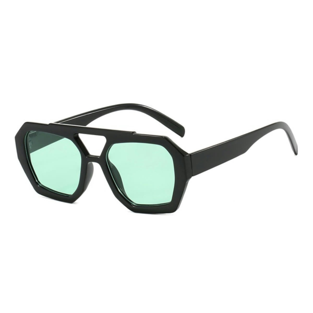 Spykay™ SG1024 Unique Double Bar Irregular Personality Retro Sunglasses