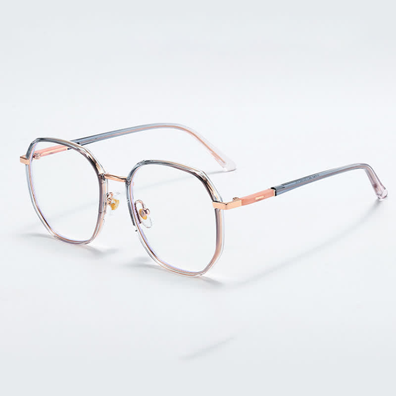 Spykay™ EG26793 Classic Geometric Large Frame Anti-blue Light Glasses