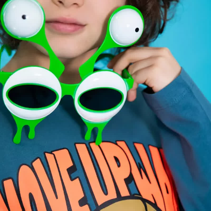 Spykay™ SG61029 Adults&Kids Funny Alien Slug Shaped Sunglasses Accessories for Halloween&Party
