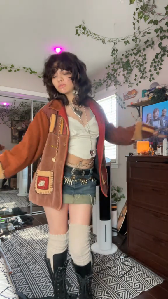 Patchwork Print Jacket