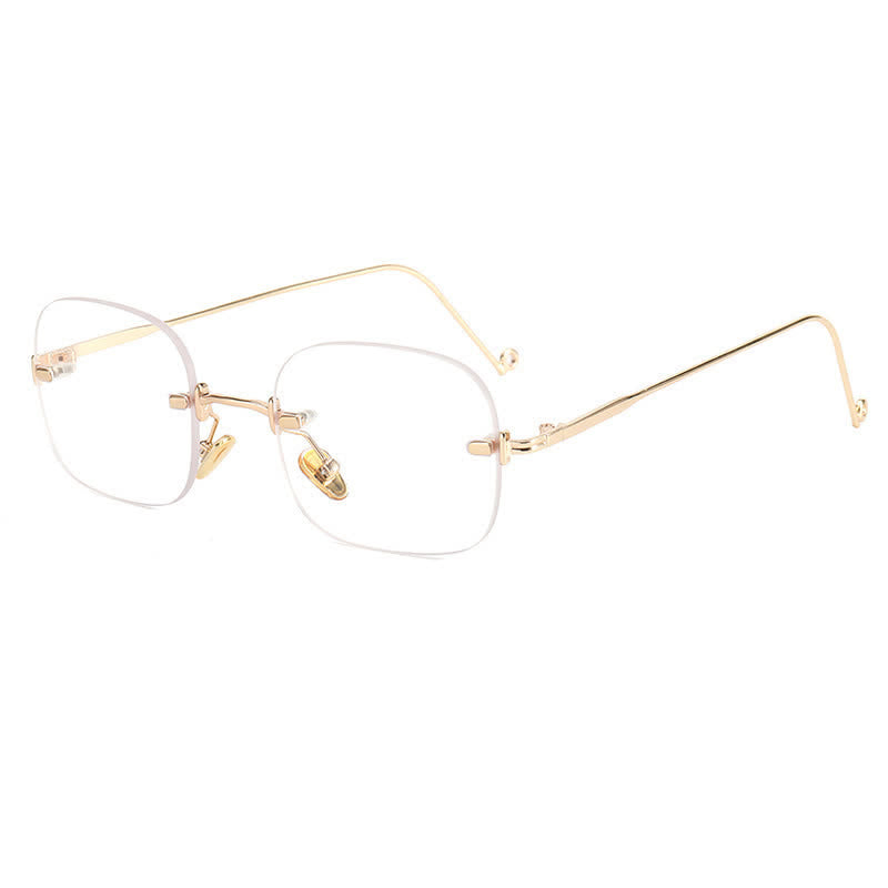 Spykay™ EG26888 Square Frame Anti-blue Light Retro Rimless Glasses