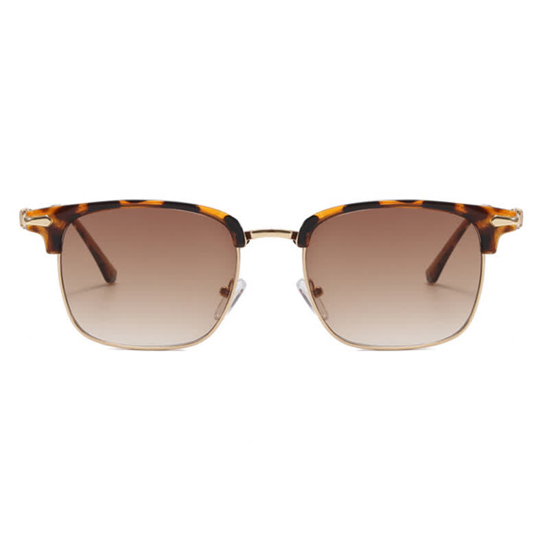 Spykay™ SG60827 Square Frame Trendy Browline Sunglasses