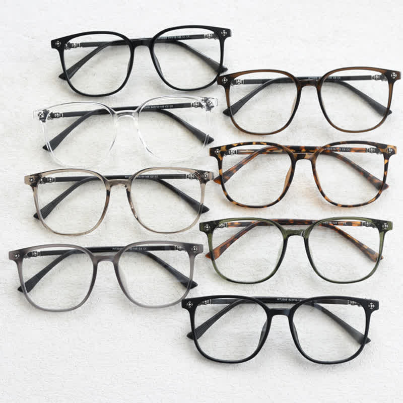 Spykay™ EG26915 Unsiex Classic Square Large Frame Fashion Anti-blue Light Glasses