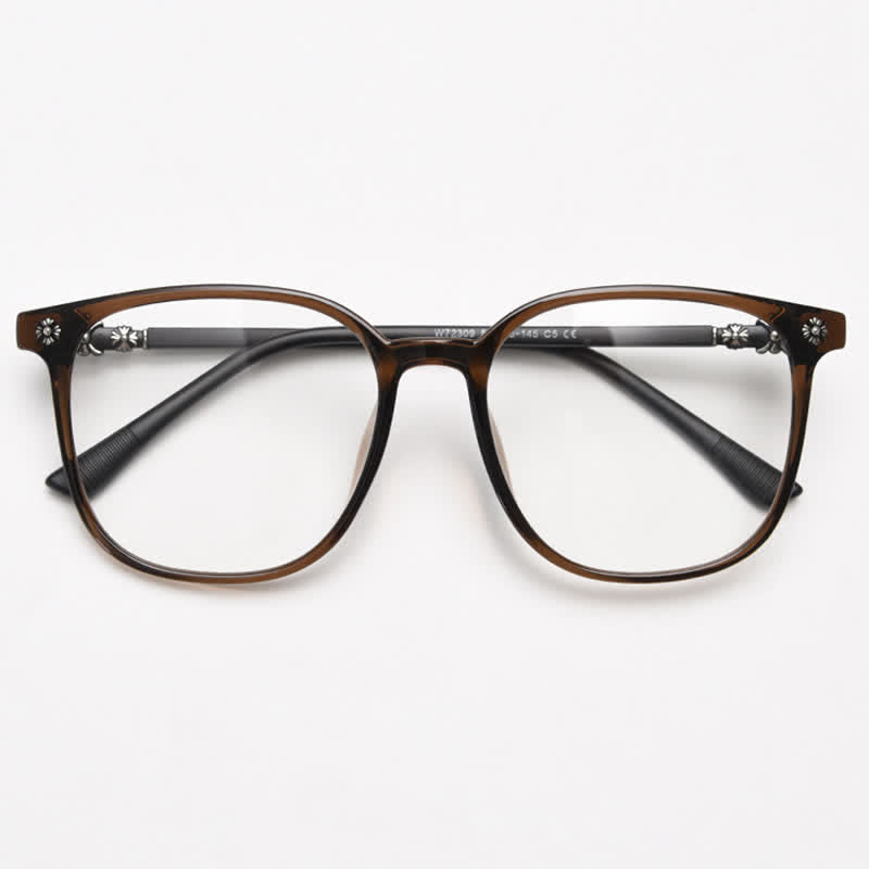 Spykay™ EG26915 Unsiex Classic Square Large Frame Fashion Anti-blue Light Glasses