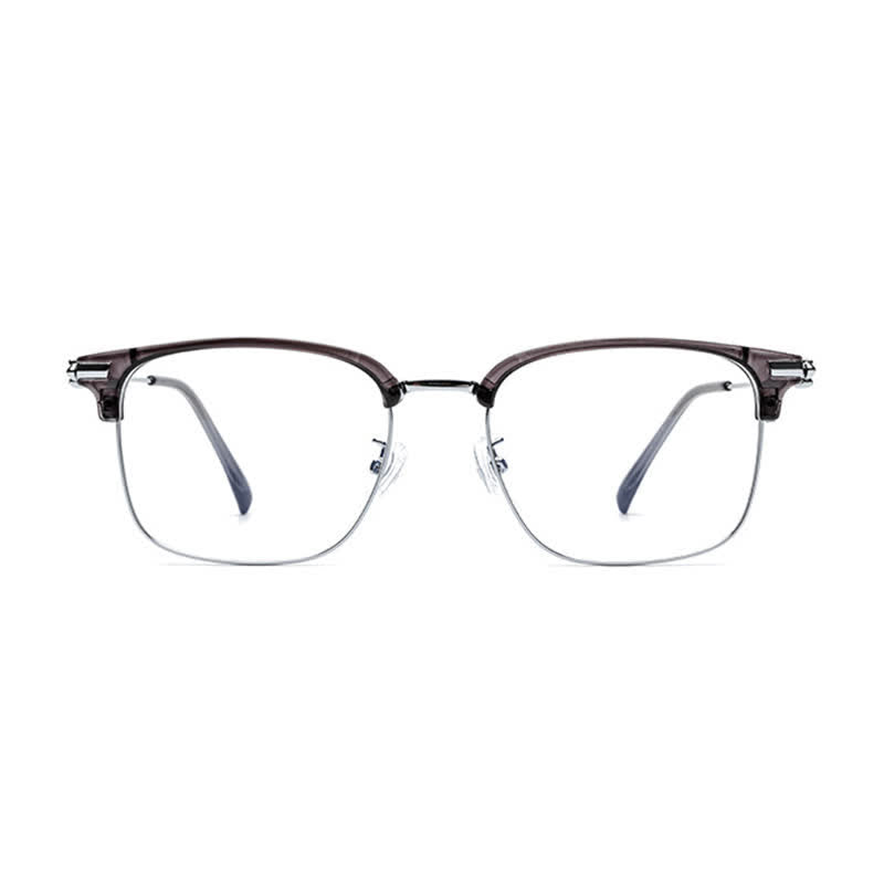 Spykay™ EG26924 Retro Gothic Cross Unisex Square Frame Anti-blue Light Browline Glasses