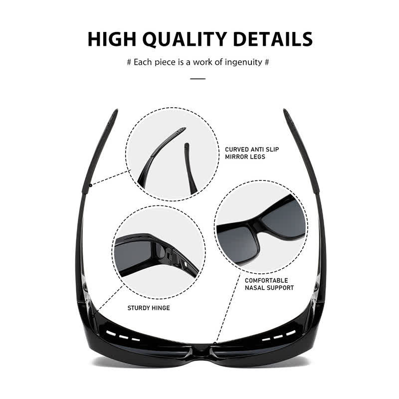 Spykay™ SG60963 Fit Over Glasses Polarized Sunglasses for Sports&Cycling