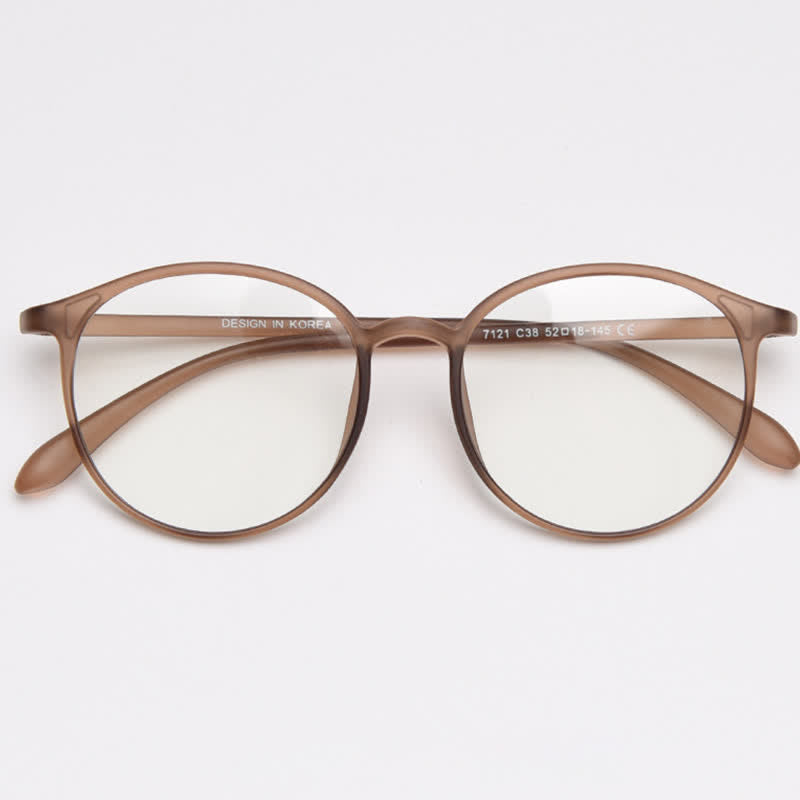 Spykay™ EG26865 Large Round Frame Anti-blue Light Simple Classic Lightweight Glasses