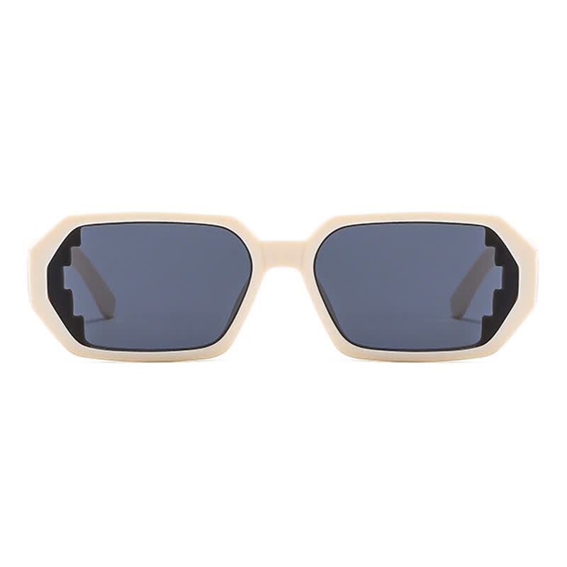 Spykay™ SG60689 Unisex Leopard Pattern Geometric Frame Sunglasses