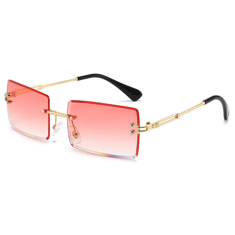 Spykay™ SG60744 Rimless Rectangle Frame Fashion Sunglasses