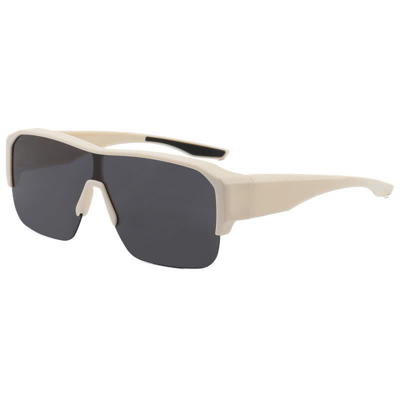 Spykay™ SG60959 Fit Over Glasses Semi-Rimless Polarized Sunglasses for Sports&Driving