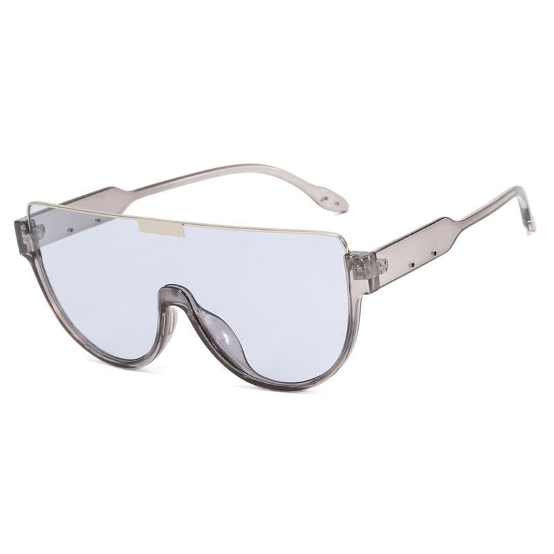 Spykay™ SG60679 Oversized Frame Semi-Rimless Aviator Sunglasses
