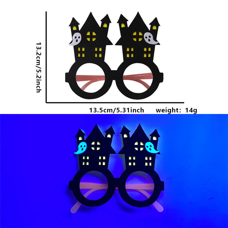 Spykay™ EG26831 Halloween Spider Ghost Pumpkin Fluorescent Glasses for Adults&Children