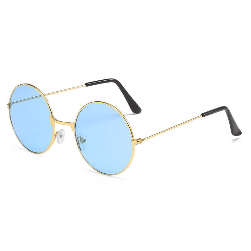 Spykay™ SG61008 Retro Round Frame Metal Sunglasses for Women Men