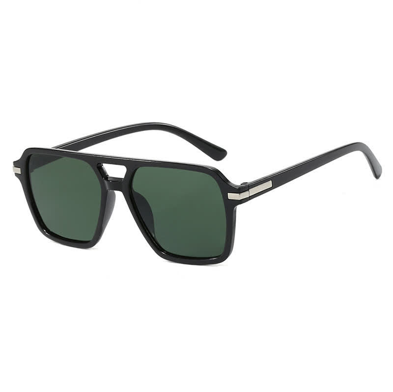 Spykay™ SG61014 Square Frame Double Bridges Classic Sunglasses