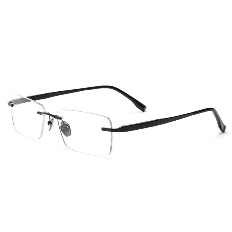 Spykay™ EG26903 Retro Simple Rectangle Frame Anti-blue Light Hipster Rimless Glasses