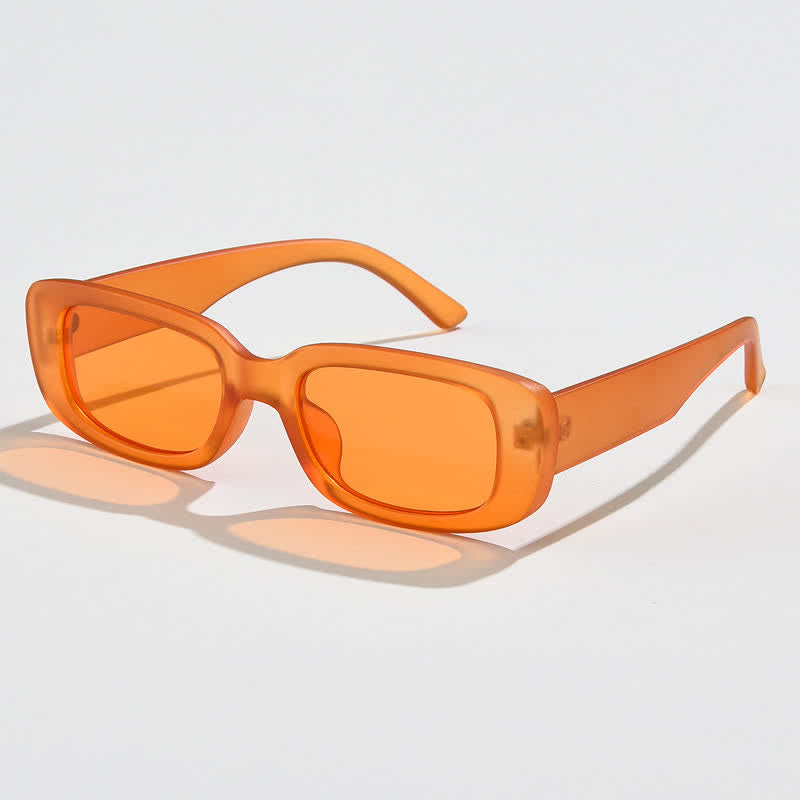 Spykay™ SG60996 Rectangle Small Thick Frame Vintage Sunglasses