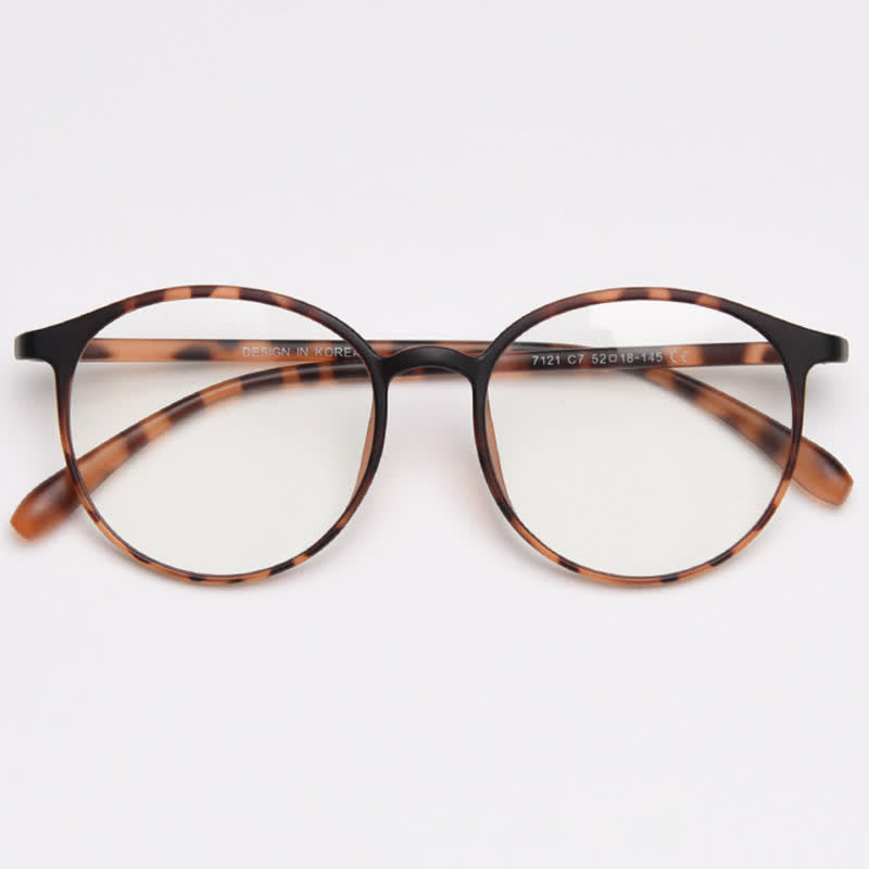 Spykay™ EG26865 Large Round Frame Anti-blue Light Simple Classic Lightweight Glasses
