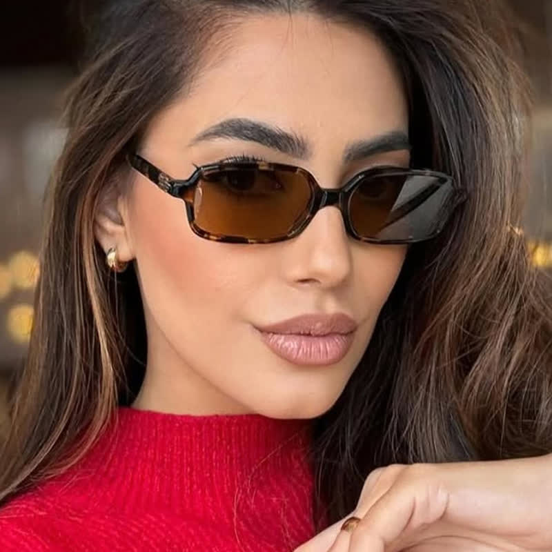 Spykay™ SG60704 Small Rectangle Frames Hipster Sunglasses