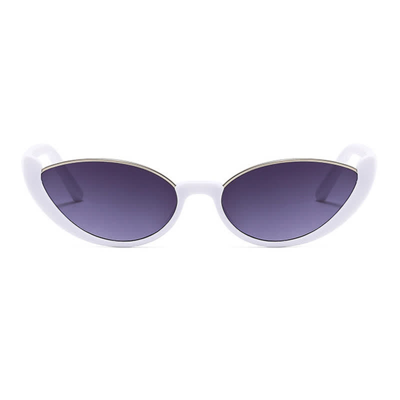 Spykay™ SG60716 Unisex Hipster Semi-Rimless Cat-Eye Sunglasses