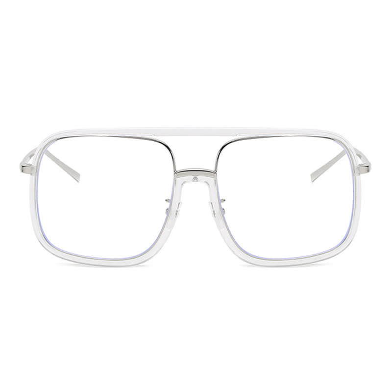 Spykay™ EG26683 Anti-blue Light Flat Top Square Frame Double Bridges Glasses