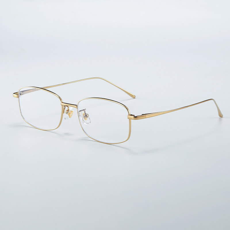 Spykay™ EG26740 Lightweight Rectangle Titanium Frame Anti-blue Light Classic Glasses