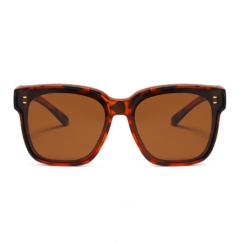 Spykay™ SG61007 Fit Over Glasses Square Frame Polarized Sunglasses for Women Men