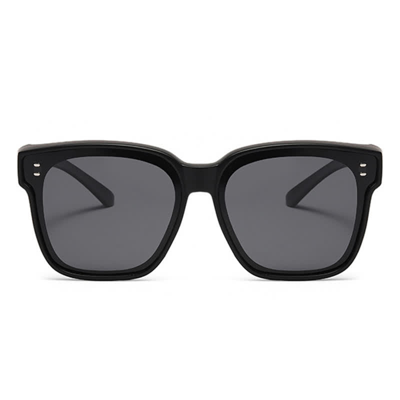 Spykay™ SG61007 Fit Over Glasses Square Frame Polarized Sunglasses for Women Men