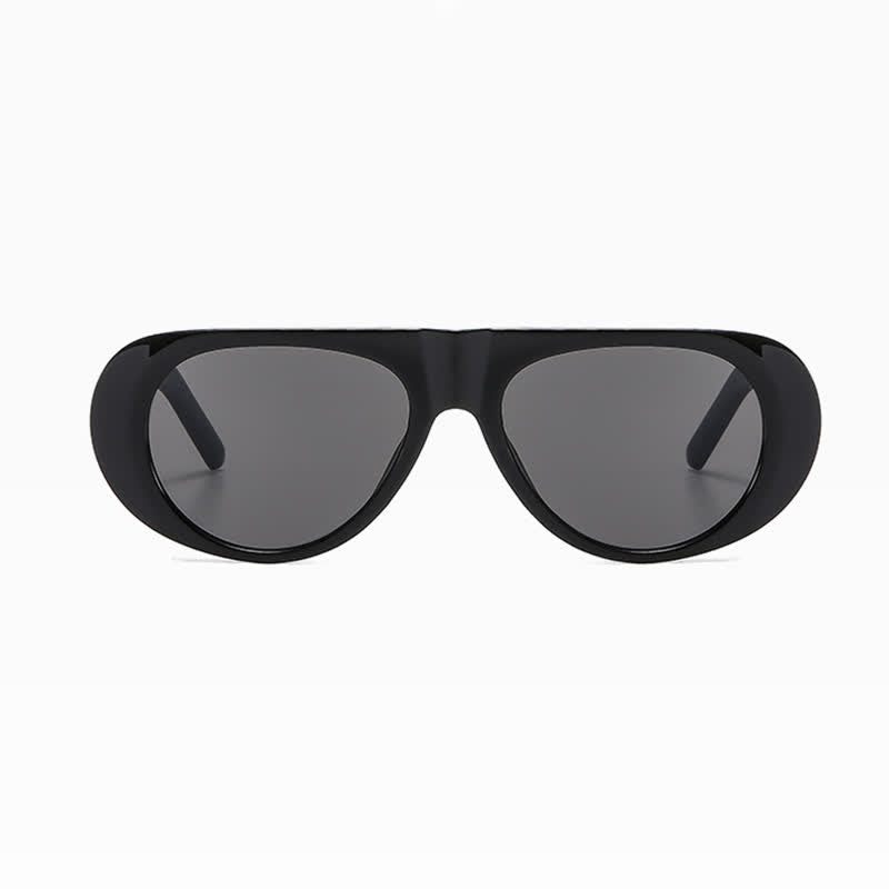 Spykay™ SG60671 Oval Frame Wide Temples Vintage Sunglasses